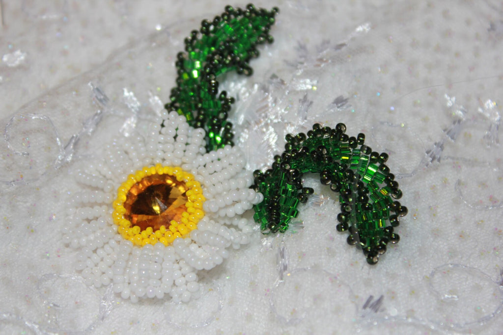 Floral Earrings Yellow Sunflower Earrings Red Poppy Earrings Summer Jewelry Colorful Earrings White chamomile Earrings BlChristmas clearance