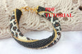 PDF Pattern Bracelet Tutorial Halloween, Leopard Bead crochet rope, seed bead pattern, Jewelry patterns, diy bracelet crochet with beads