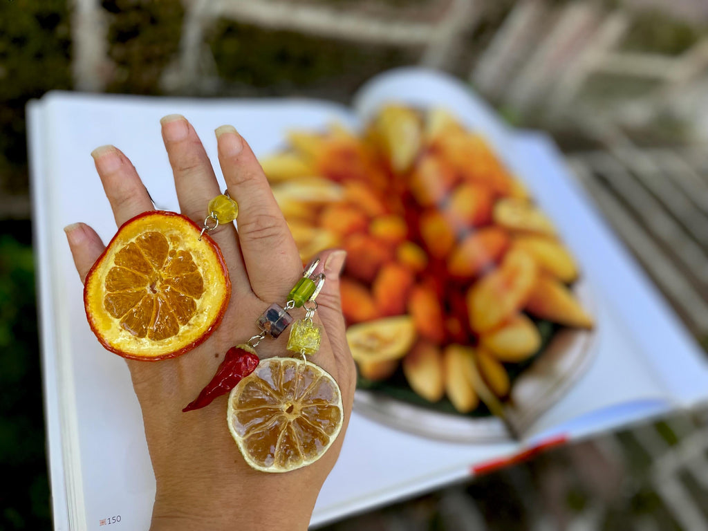 Dried Chili Pepper Bookmark: Resin Coated Kitchen Gift for Book Lover