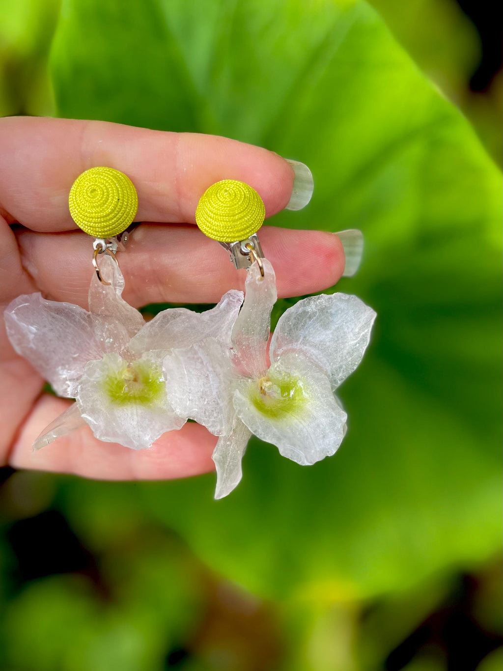 Real Camellia Flower Earrings | Unique Magenta Floral Jewelry for Pierced & Non-Pierced Ears