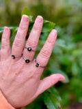 Mustard seed ring | Stainless Steal Silver Faith Jewelry | Unique Biblical Gift | Matthew 17:20 | Dainty Rectangular Ring Handmade gift Mom