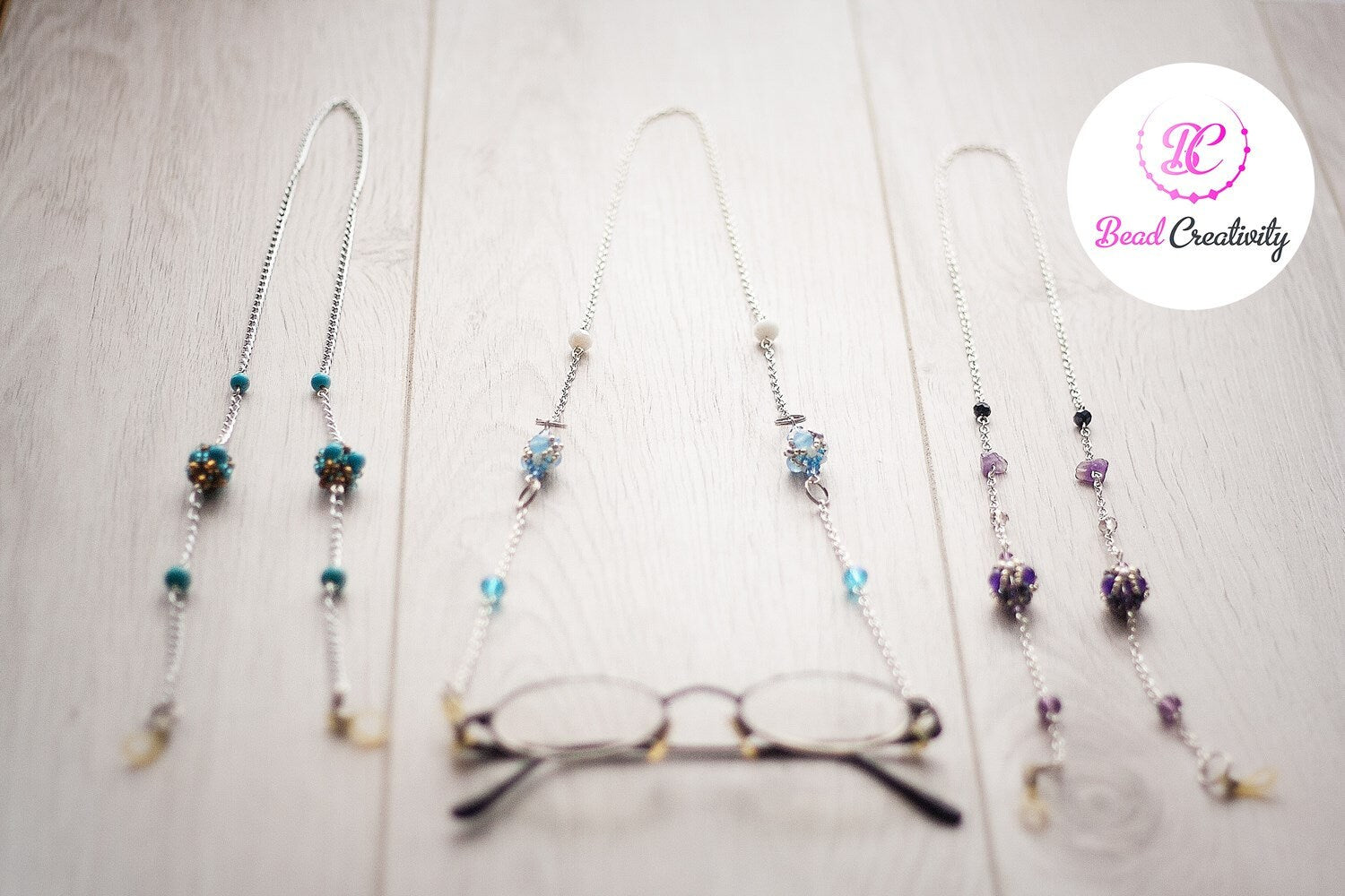 Personalized birthstone Christmas holiday gift for her, Beaded Mask lanyard  holder, Designer face mask necklace, Sunglasses Chain Turquoise