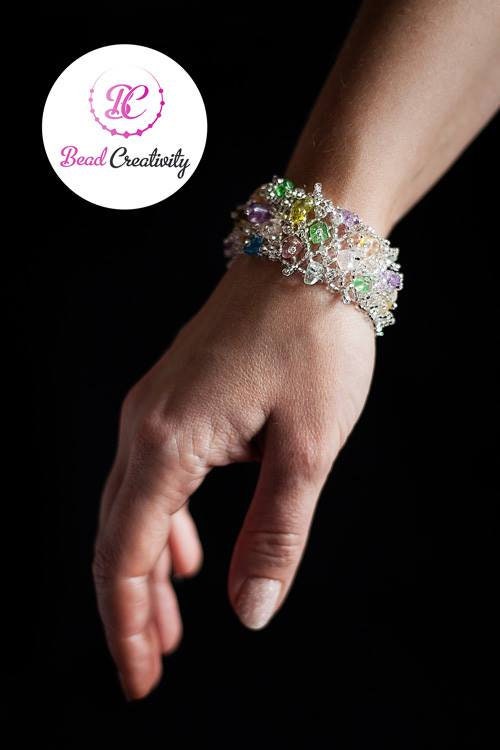 Raw Garnet Women's Bracelet Cuff: January Birthstone Miscarriage Protection Crystal Jewelry Custom Gemstone