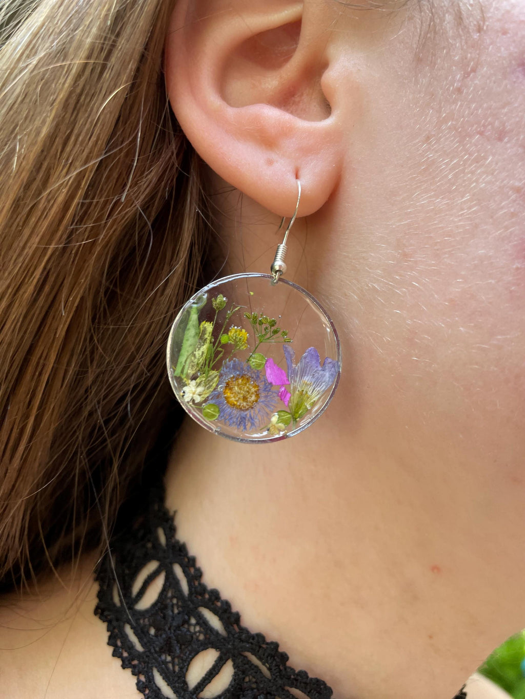Bell Flower Bouquet Earrings Garden Earrings Bridesmaid Bouquet Earrings Garden Gift Wedding Guest Earrings Cute Statement Earrings Dangle