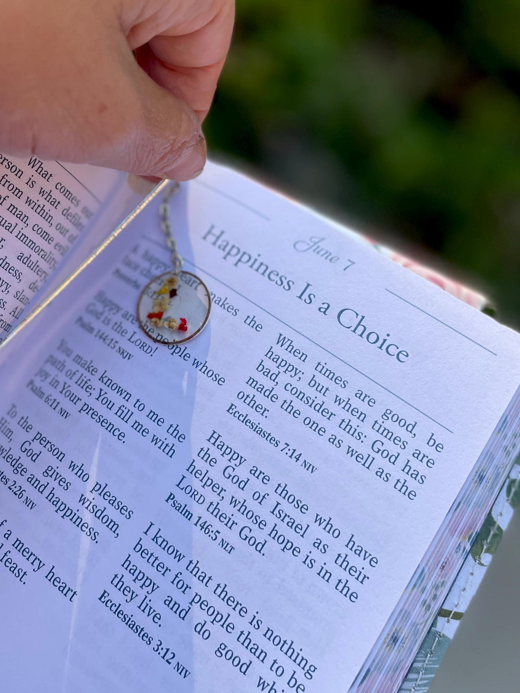 Pressed Birth Flower Initial Bookmark: Personalized Handmade Resin Bookmark Metal