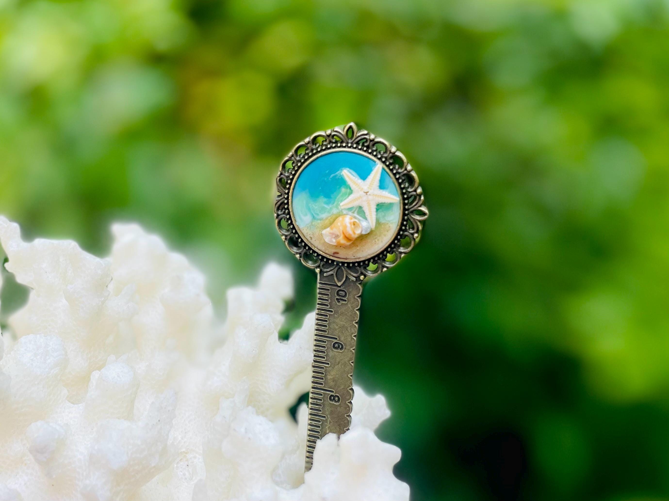 Funeral Flowers Custom (made to order) Dried or Pressed Flower Resin Memorial Bookmark Pet Human Hair Keepsake Wedding flower Bookmark
