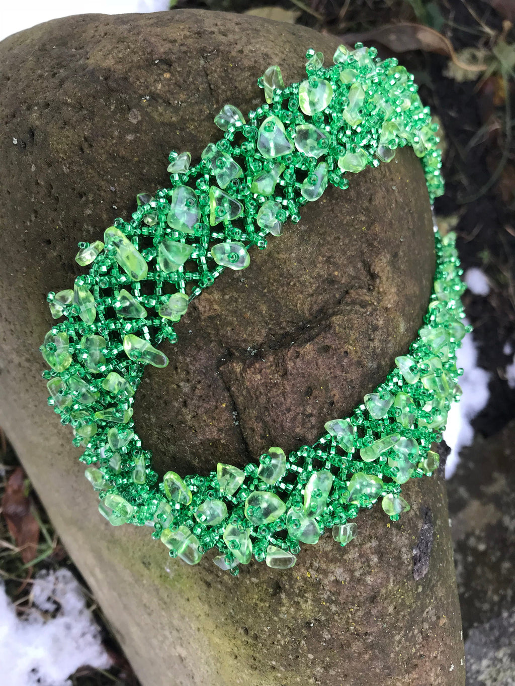 Christmas holiday gifts for women Peridot necklace, Raw crystal jewelry, August birthstone choker collar necklace, Anniversary gift for wife