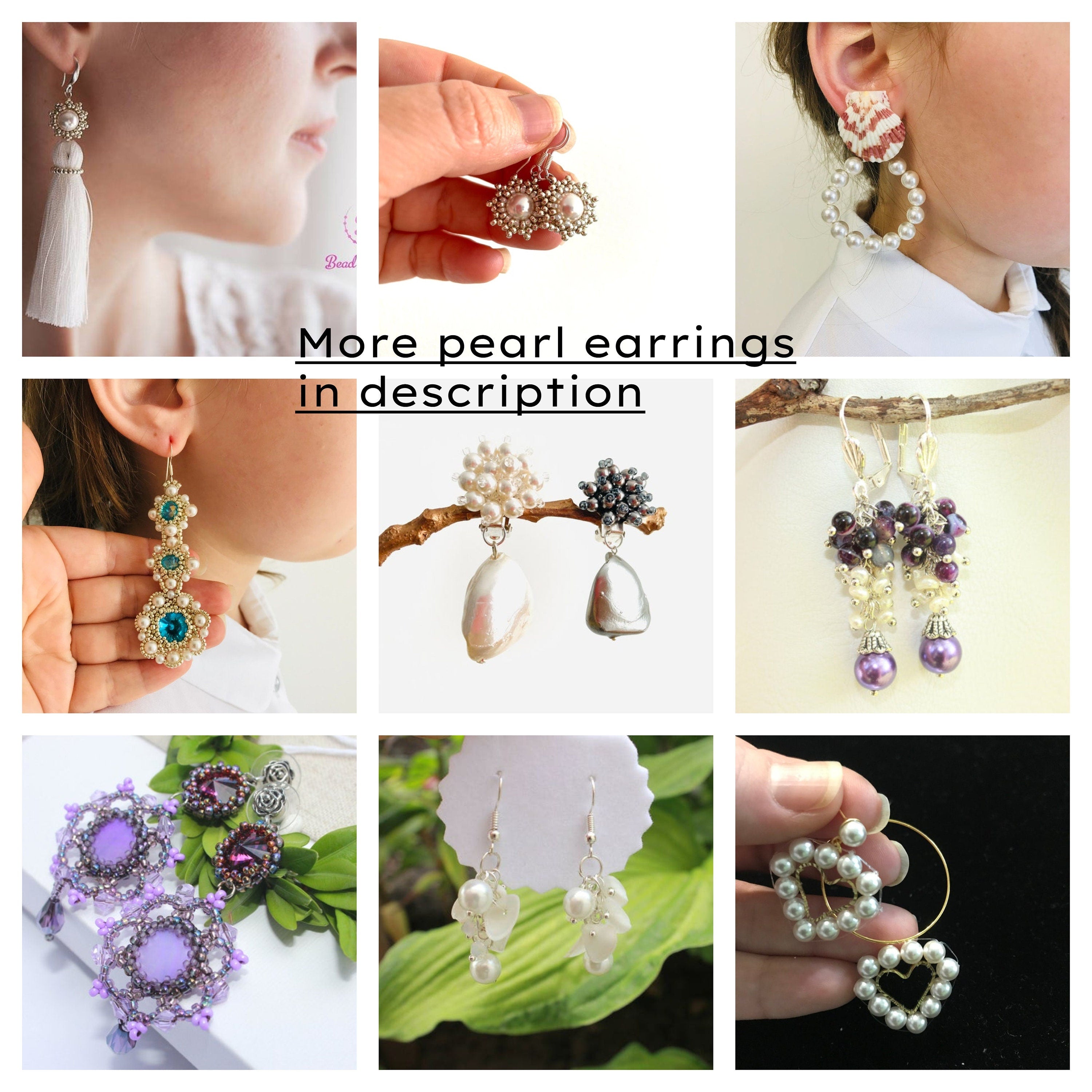 Wedding earrings for brides~Bridal dangle earrings~Swarovski pearl bridal earrings~Beaded earrings for wedding turquoise chandelier earrings