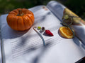 Dried Chili Pepper Bookmark: Resin Coated Kitchen Gift for Book Lover