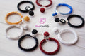 Multicolor Beaded Hoop Clip On Earrings: Sparkle Jewelry Gift