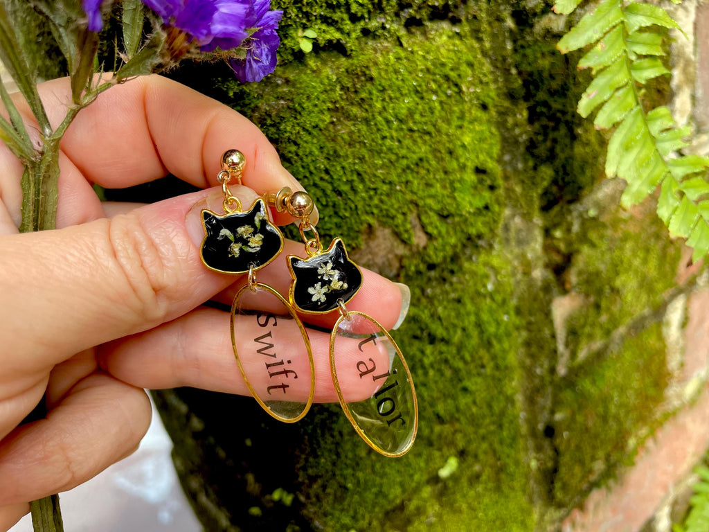 Taylor Swift Cat Earrings: Karma Is A Cat, Swiftie Jewelry