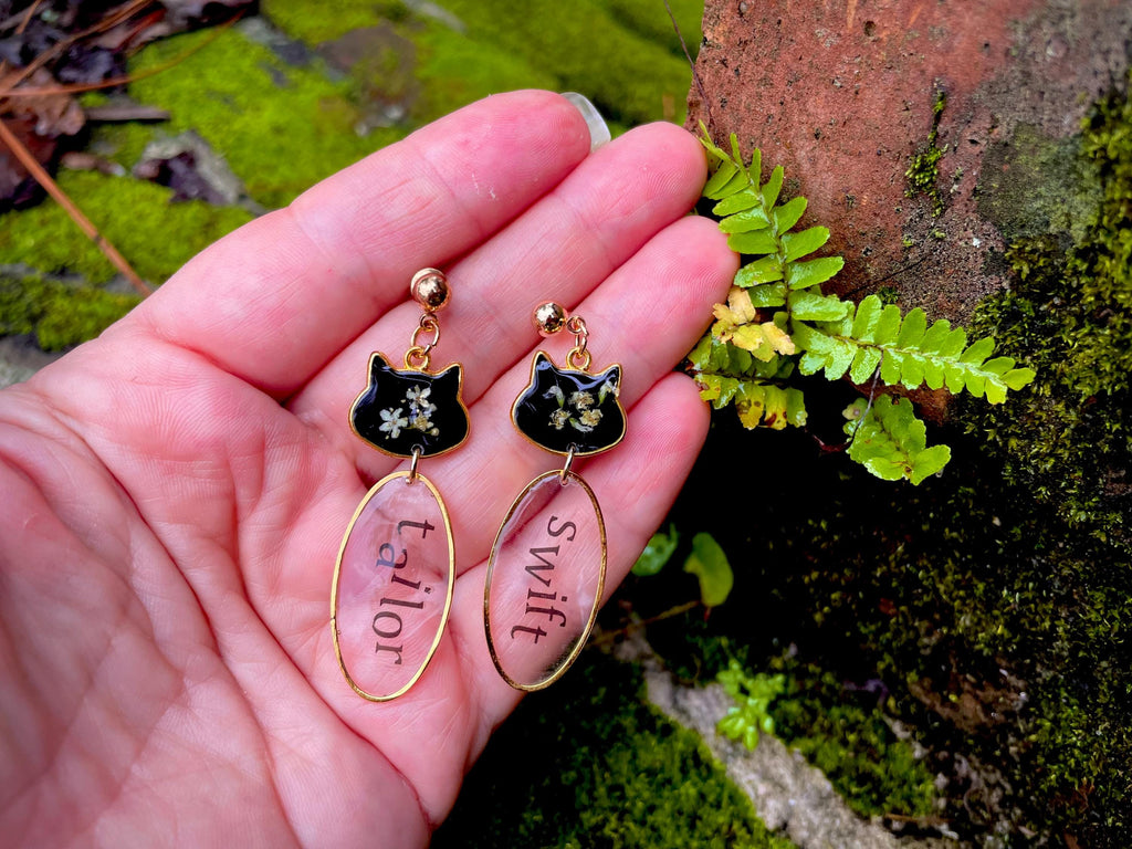 Taylor Swift Cat Earrings: Karma Is A Cat, Swiftie Jewelry