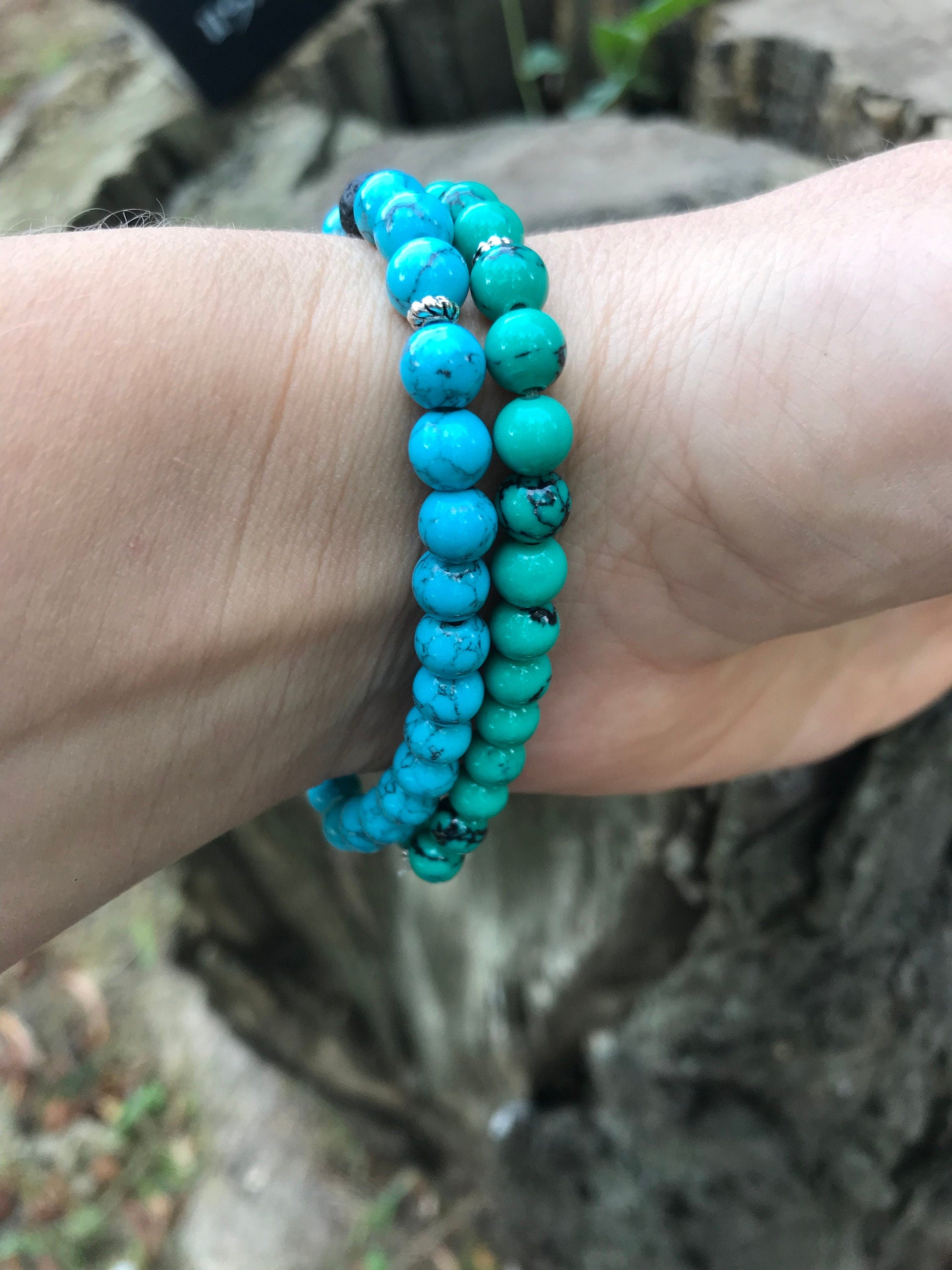 Feather Bracelet, Turquoise couple bracelet, Silver Feather Bracelet for Men or Women, friendship bracelet, Christmas gifts for him husband