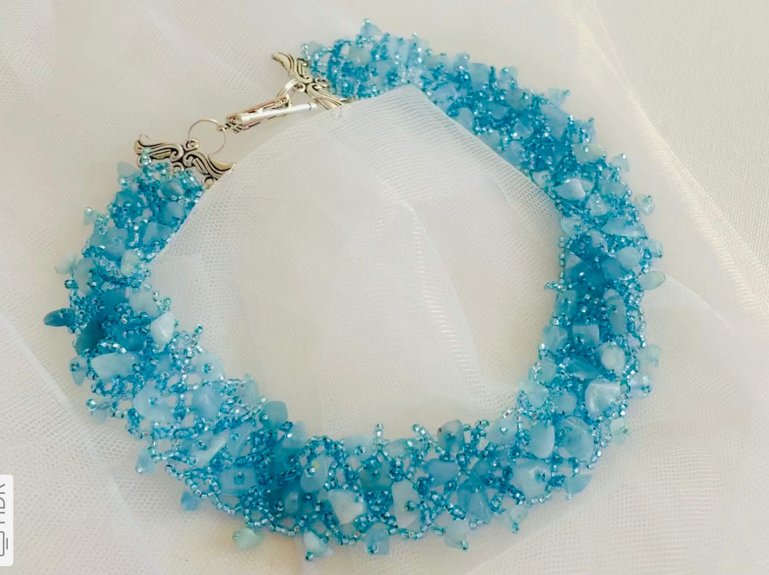 Aquamarine necklace Aquamarine choker collar March birthstone jewelry wedding dress necklace for mother of the bride bridal necklace collar