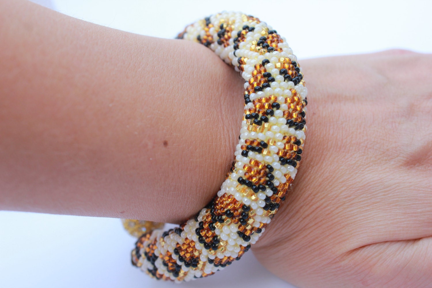Leopard Necklace, animals jewelry, Bead crochet Necklace, leopard jewelry set, ethnic necklace, women choker collar,  handmade gifts for mom