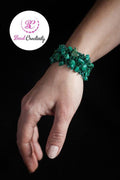 Beaded bracelet. Green Amazonite initial bracelet, personalized bracelet, birthstone bridal bracelet, college graduation gift for her
