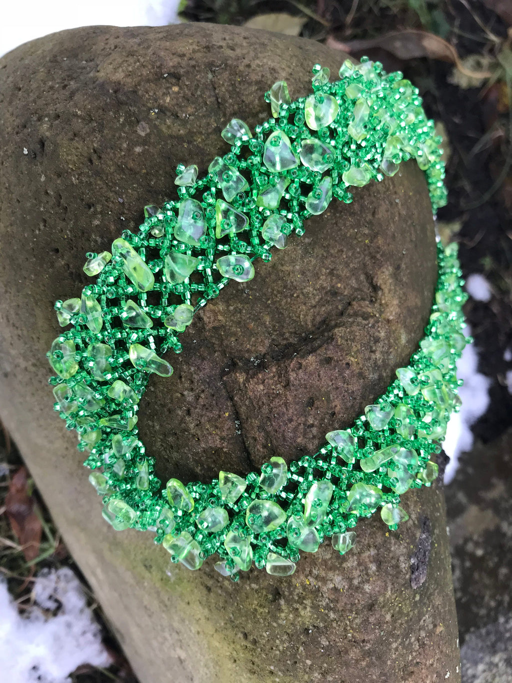 Christmas holiday gifts for women Peridot necklace, Raw crystal jewelry, August birthstone choker collar necklace, Anniversary gift for wife
