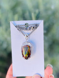 Real Green Chafer Beetle Pendant | Witchy Insect Necklace | Ethically Sourced Specimen Jewelry for him