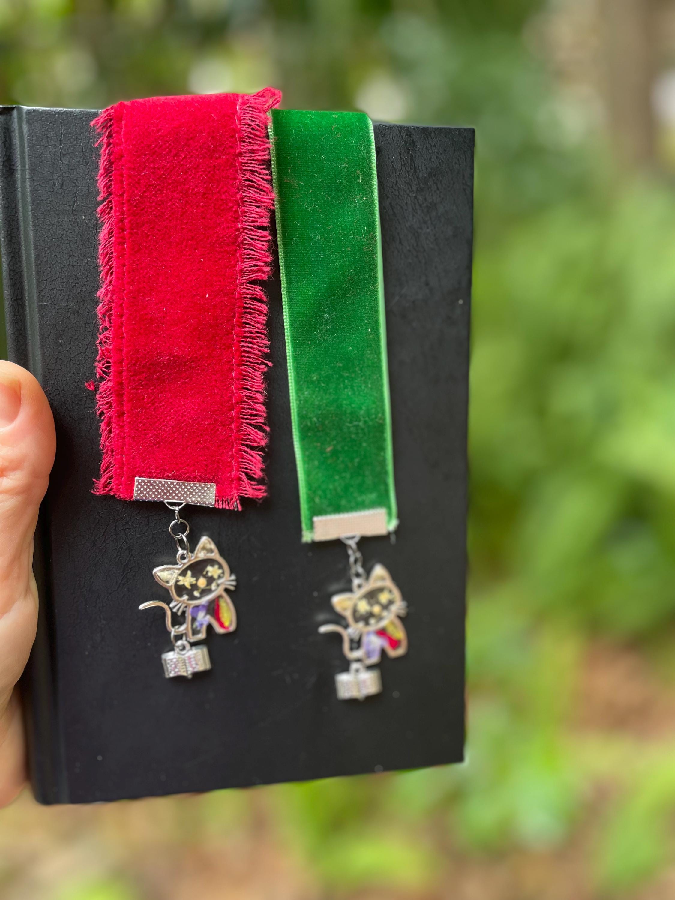 Personalized Cat Bookmark: Cat Hair Keepsake, Custom Pet Memorial Gift