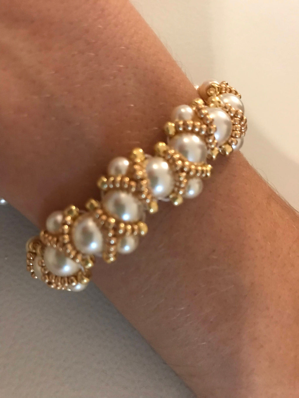 Swarovski pearl necklace, wedding jewelry Wedding necklace, Crystal layered necklace, Statement Necklace bridal, christmas gifts for her mom