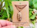 Dainty Copper Wire Wrapped Tree of Life Pendant Oval - Unique Picture Jasper Necklace for Men & Women