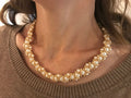 Swarovski pearl necklace, wedding jewelry Wedding necklace, Crystal layered necklace, Statement Necklace bridal, christmas gifts for her mom