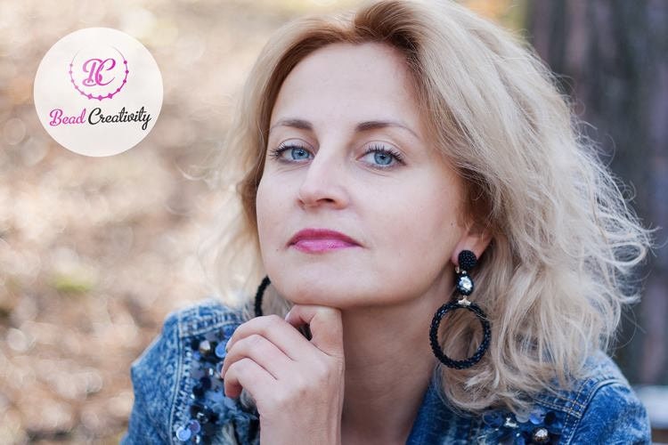 Christmas gifts for her mom, Big gold hoop earrings for bride, wedding clip on earrings, dangle and drop beaded hoop earrings for girlfriend