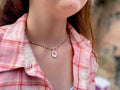 Dainty Seed Bead Choker: Handmade Cold Porcelain Fruit Charm Necklace