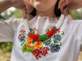 Ethnic Ukrainian Necklace to vyshyvanka~Ukrainian Jewelry~gerdan Seed Bead Necklace~tribal necklace african~native america indian jewelry