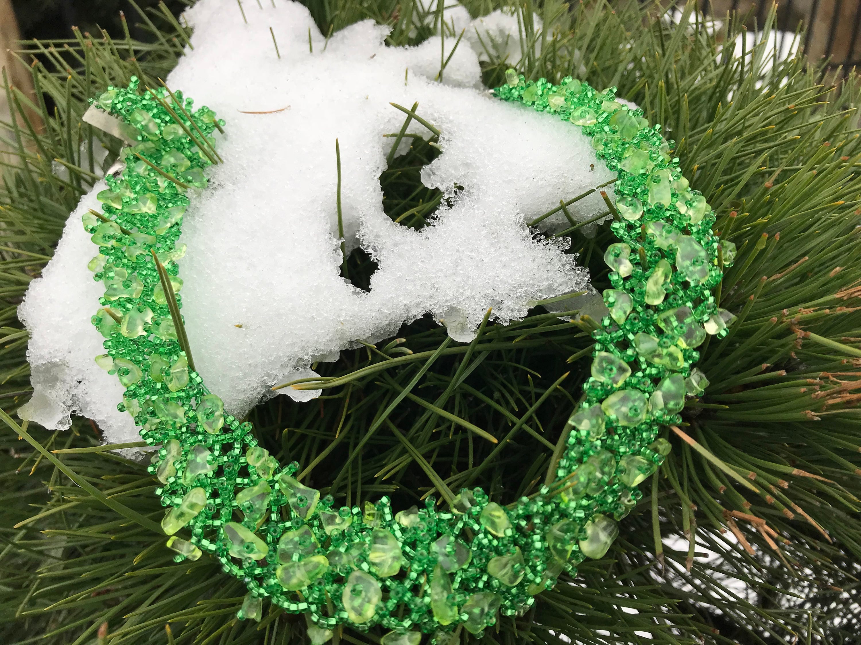 Christmas holiday gifts for women Peridot necklace, Raw crystal jewelry, August birthstone choker collar necklace, Anniversary gift for wife