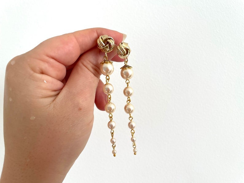 Bow Earrings Pearl Coquette Jewelry Bridal Earrings Swarovski Pearl Earrings Pearl Bow Earrings Post Earrings Gift For Her Bow Post Earrings