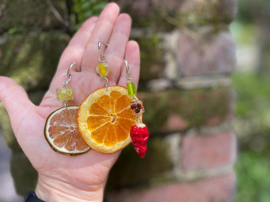 Dried Chili Pepper Bookmark: Resin Coated Kitchen Gift for Book Lover